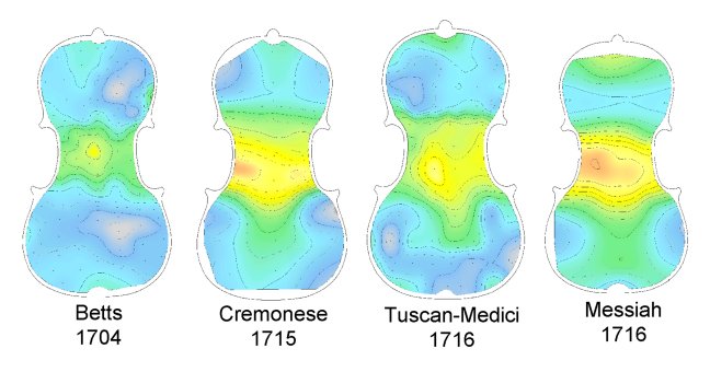 Violin Back Maps